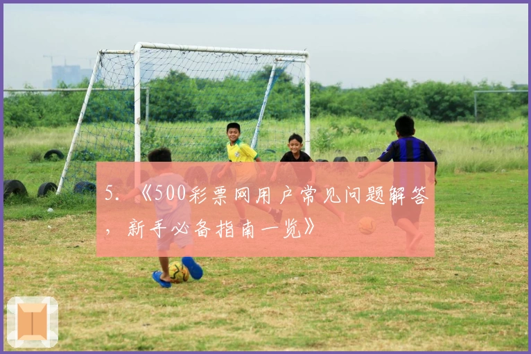 5. 《500彩票网用户常见问题解答，新手必备指南一览》